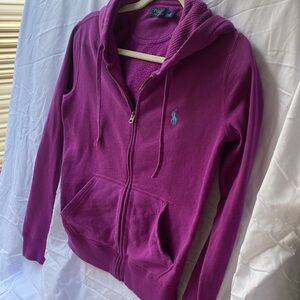 Polo Ralph Lauren Zip Up Hoodie Size Small